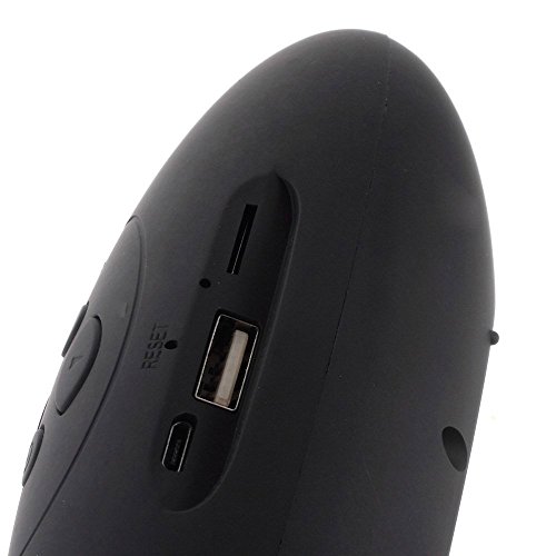 Altavoz Bluetooth Port  til y con Micr  fono - Potente Altavoz Inal  mbrico Equipado con Manos Libres para Tel  fonos M  viles - Compatible con iPhone  Samsung Galaxy  Nokia  HTC  Blackberry  Google  LG  Nexus  iPad  Tabletas  Ordenadores etc 