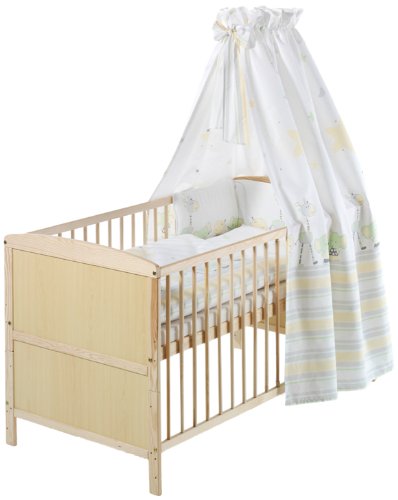 Preisvergleich Produktbild Schardt 040771901 Komplett-Kinderbett Conny 70 x 140 cm, natur lackiert