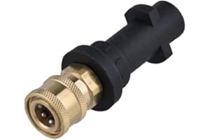 VERGILSON Pressure Washer Gun Adapter for Karcher K2 K3 K4 K5 K6 K7 Kärcher Handgun, 1/4" Brass Female Quick Coupling High Pressure Washer 3000 PSI