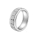 Stainless Steel Silver Valentine Rings Gift for Girl by ARIHANT GEMS & JEWELS RS.399.00