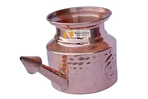 KannsSky Copper 500 ml Jala Neti Pot-Hygienic and Natural