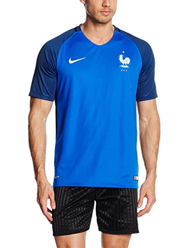 Nike Herren Trikot France Home Stadium Jersey, hyper cobalt/white, M, 724615-439