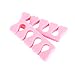 Imported One Pair Soft Toe Finger Separator for Manicure Pedicure - Pale Pink RS.140.00