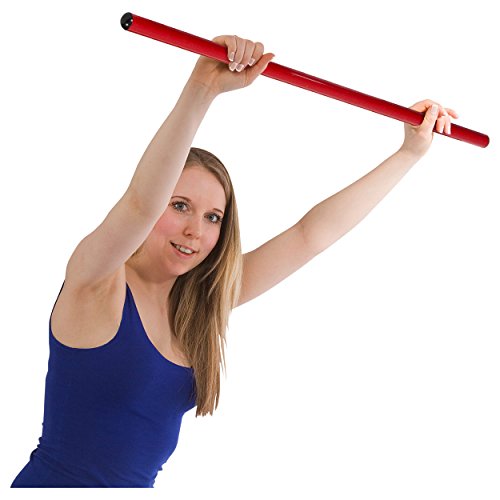 Turnstab Senior aus Kunststoff, Gymnastik Stab, Trainingsstab, 100 cm - 4