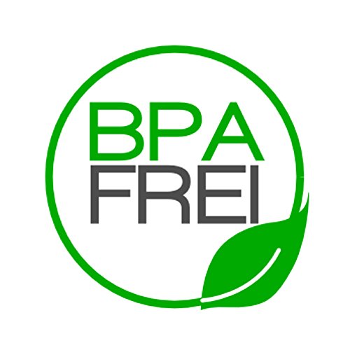 Uquip 1 Liter Tritan-Trinkflasche BPA-frei mit Schraub-Verschluss | Türkise Kunststoff-Flasche für Sport, Outdoor oder Kinder | Transparenter Trink-Becher leicht, bruchsicher – ohne Weichmacher! - 4