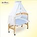 FabiMax Emily Baby Max Pro Foldaway Cot with Mattress and Accessories Choice of 5 Colours