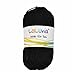 Produktbild Basic Wolle schwarz 100% Baumwolle 50g - 125m, Strick und Häkelgarn der Marke LaLuna®