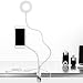 Produktbild TYESHA 3 Modi Selfie-Ring-Licht Handy-Halter, Helligkeit dimmbar für Live Stream Make-up LED Kamera Licht Lange Arme