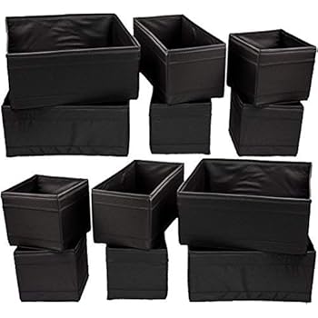 Amazon.de: mDesign 6er-Set Aufbewahrungsbox - atmungsaktive Stoffbox