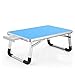 Produktbild XIAOXIONG 2019 Laptop Desk Blue 70 * 50cm Adjustable Folding Laptop Desktop Desktop Portable Bed Tray