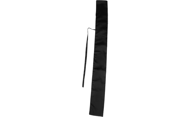 KOMBIUDA Étui de Transport pour Rangement et Décoration pour Épée Noir Bandoulière en Tissu Coton Protège l'usure Saleté