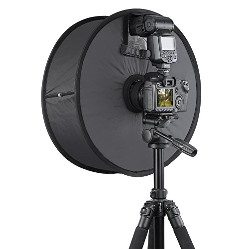Neewer 18   45cm Ronde Universelle Pliable Diffuseur Anneau Magn  tique de Flash Soft Box Bo  te de Lumi  re pour Canon  Nikon  Yongnuo  Sony  Version Simplifi   