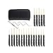 Produktbild Dyna-Living 24 Teilige schwarz Übungspicking Kit Lock Opener Tools Transparenter Schlüssel-Extraktor,Anleitung für Anfänger- und Schlossertraining …