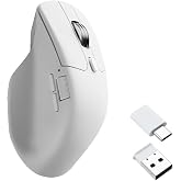 Keychron M6 Y&uuml;kseltme Kablosuz Bluetooth/2.4 GHz/Kablolu Optik Fare, 1000 Hz Hafif Programlanabilir PixArt 3311 Sens&ouml;r 26K DP