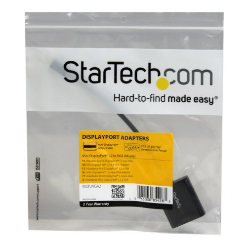 StarTech.com Mini DisplayPort 1.2 auf VGA Adapter / Konverter – 1920×1200 – mDP zu VGA für Laptop / MacBook - 4
