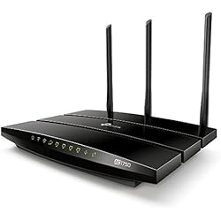 TP-Link Archer C7 - Router Gigabit inalámbrico de doble banda, 2.4 GHz a 450 Mbps y 5 GHz a 1300 Mbps, Gigabit Puerto, USB 2.0, 3 antenas externas de doble banda