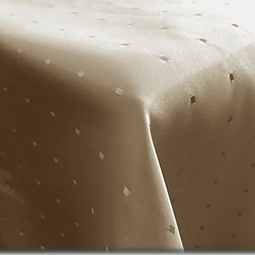 Tischdecke-Tafeldecke-Punkte-von-JEMIDI-mit-Seidenglanz-Edel-Tisch-Decke-13-Gren-und-5-tollen-Farben