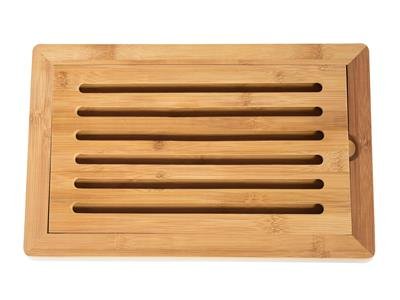 Bluespoon Schneidebrett aus Bambus mit Krümelgitter | Maße ca. 38×24 cm | Entnehmbares Krümelgitter ermöglicht eine leichte Reinigung - 3