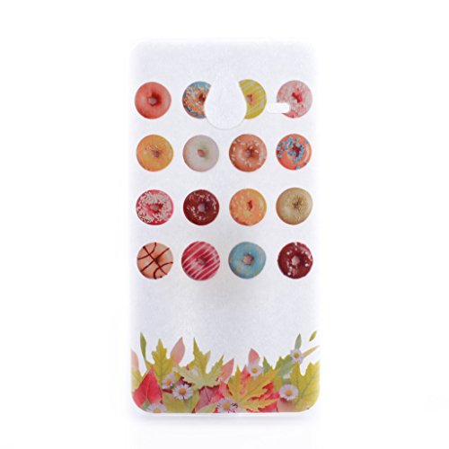 PowerQ M-M Colorful Pattern TPU Case for Nokia Lumia N640 XL with Beautiful Pretty Pattern Print Printing Drawing Soft TPU Skin Case Cover - colorful candy