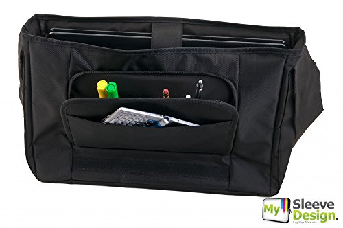 MySleeveDesign Messenger Bag Laptoptasche Notebooktasche mit Tragegurt für 13… - 5