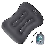 DISEÑO: Diseñada por entusiastas de las actividades al aire libre de California, EE.UU. La almohada Bubble fue diseñada para tener una máxima comodidad al usar cantidades limitadas de materiales en un intento de conseguir la creación de una almohada ultraligera y compacta para excursiones de larga duración.