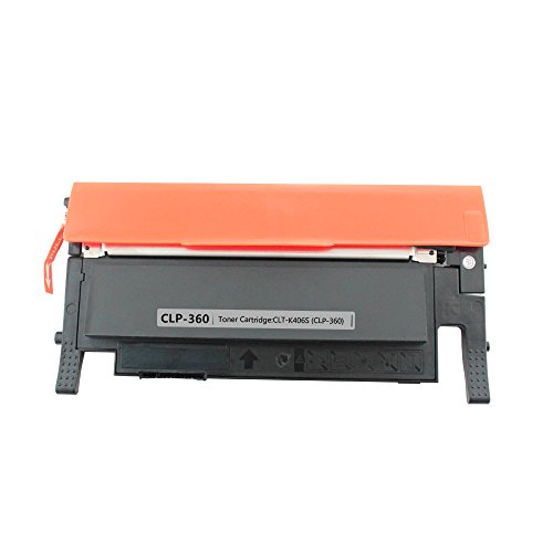 Ink E-Sale 4x Kompatible Tonerkartuschen zu Samsung CLP360/CLP365 für LS-CLT-K406S, LS-CLT-C406S, LS-CLT-M406S, LS-CLT-Y406S, CLX-3300, CLX-3305, CLX-3305FN, CLX-3305FW, CLX-3305W, C410W, C460W, C460FW Drucker schwarz ca. 1.500 Seiten, cyan, magenta, gelb ca. 1.000 Seiten - 2