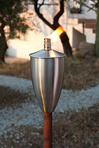 Zone Gartenfackel ATHENA Edelstahl matt 157cm - 2