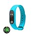 Produktbild M2 Fitness-Tracker, iMusk Smart Band mit Step Counter Herzfrequenz-Monitor, wasserdichtes Smart Bluetooth Armband für Android und IOS Phones (Hellblau)