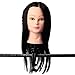 LuckyFine 100% Real Human Hair Salon Hairdressing Training Head Practice Model With Clamp