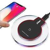 Ailun Wireless charger,Ultra-Slim&amp;Protable,Slip-Proof Pad,Universal for All Qi-Enabled Devices,Compatible iPhone X/Xs/XR/Xs Max/8/8 plus,Galaxy S9/S9 S8 plus S7/S7 Edge,S6/S6 Edge/S6 Active,Note 8 9 5,Nexus7/6/[Crystal]
