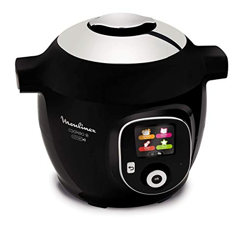 Moulinex - ce855800 - Multicuiseur intelligent connecté 6l 1600w noir cookeo+ connect (Reconditionné)