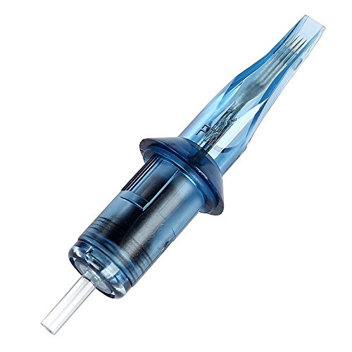 Hommii 10er/Set Professionelle Sterile Einweg Tattoo Nadel Tätowiernadeln Tattoo Nadeln Edelstahl Tattoo Spitzen Tips Tattoospitze für Round Liner Makeup 11M1 - 6