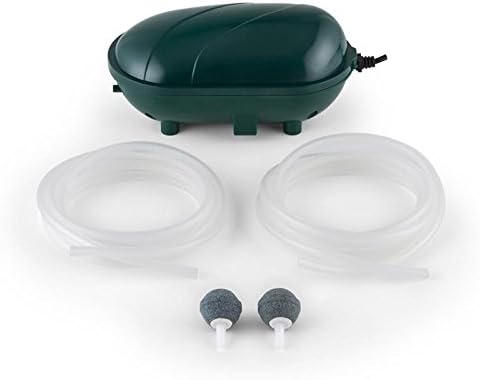 Waldbeck Oxygenius • Oxygen pump • Pond aerator • Ventilation set • Independent of mains supply • Solar panel • Integrated batteries • Air supply 200 liters / h • Improved pond ventilation • Green