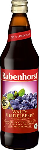 Preisvergleich Produktbild Rabenhorst - Bio Wald-Heidelbeere Direktsaft - 700ml