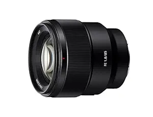 Sony SEL85F18 85mm F/1.8-22 Medium-Telephoto Fixed Prime Camera Lens, Black