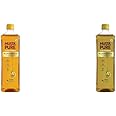 Musta Pure Cold Pressed Yellow Mustard Oil Pet Bottle 1L (Pack of 2)