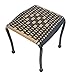 Produktbild Kleine quadratische Hocker Korbsessel Freizeitschuh Bank Ratte Bank Bank Rattan Stuhl Angeln Hocker Terrasse Camping Garten Grill Bergsteigen