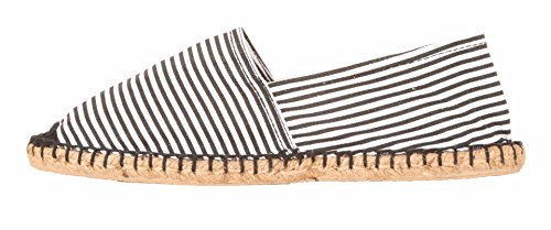 Blau-Weiß Gestreifte Espadrilles - 2