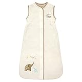 Unisex Babyschlafsack – Ultra weich 100% Baumwolle Größe 80 cm ca. 6-18 Monate Elefant - 7