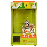 🌼【Lustig】Candy Grabber mit Musik, Soundeffekten und bunten Lichtern ausgestattet, der Greifautomat gibt Ihnen mehr Spaß bei Spielen; Die Soundstärke können Sie nach Bedarf erstellen; Perfekt als ein Geschenk