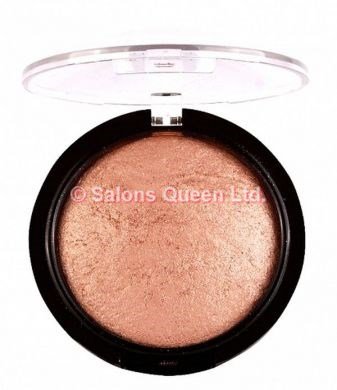 RIMMEL SUNSHIMMER ALL OVER GLITTER BAKED BRONZING POWDER 7.6g - 002 GOLDEN TAN