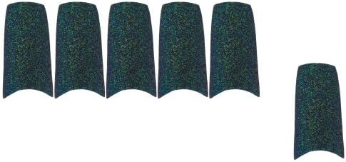 nail perfection 70 EMERALD HOLOGRAPHIC NAIL TIPS
