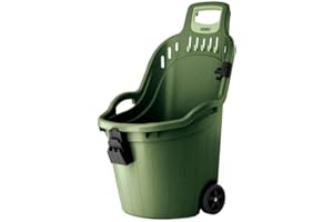 STEFANPLAST Brouette HELPY CART VERT AVEC ROUES 59,5X53 H88,5 ROBUSTE INDISPENSABLE