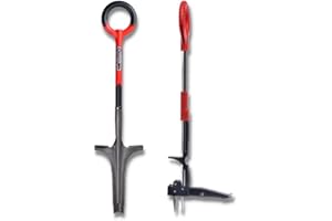 Venteo - Désherbeur lame en V + Extracteur de mauvaises herbes - ROOTSLAYER - Outils de Jardin multifonction - Facile d'utilisation - Acier de carbone