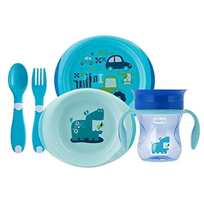 Chicco - Coffret Repas - 12M+ - Bleu