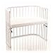 NSAuk BabyBay Maxi with Foam and Bamboo Mattress (White)