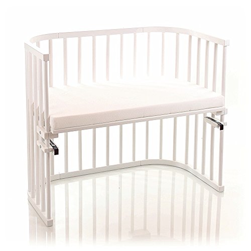 NSAuk BabyBay Maxi with Foam and Bamboo Mattress (White)