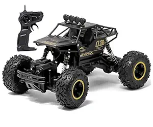zest 4 toyz Remote Control Plastic Racing Car Rock Crawler 4 Wheel Drive Metal Alloy Body Remote Control Rock Climber High Speed Monster Racing Car - (Pack of 1 As per Stock)