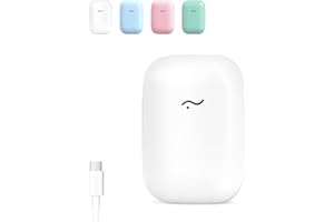 ELMWAY STB-027 Portable UV Toothbrush Sanitizer Case by ELMWAY – Magnetic Wall-Mounted Toothbrush Holder & Travel Case with Fan & Heated Drying (Heating via USB-C) – White