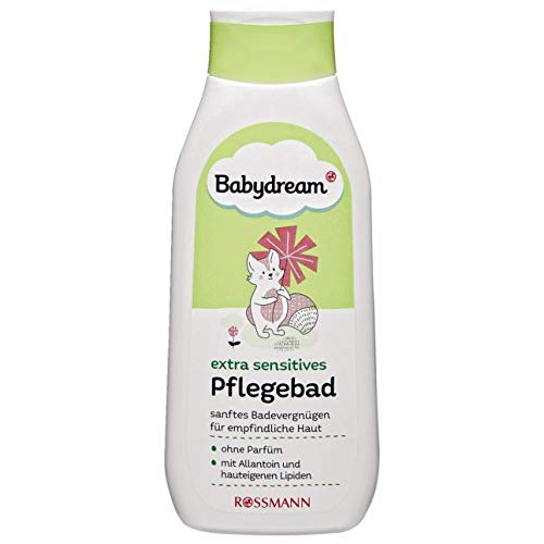 Preisvergleich Produktbild Babydream extra sensitives Pflegebad 500 ml sanftes Badevergnügen für empfindliche Haut, ohne Parfüm, mit Allantoin & hauteigenen Lipiden